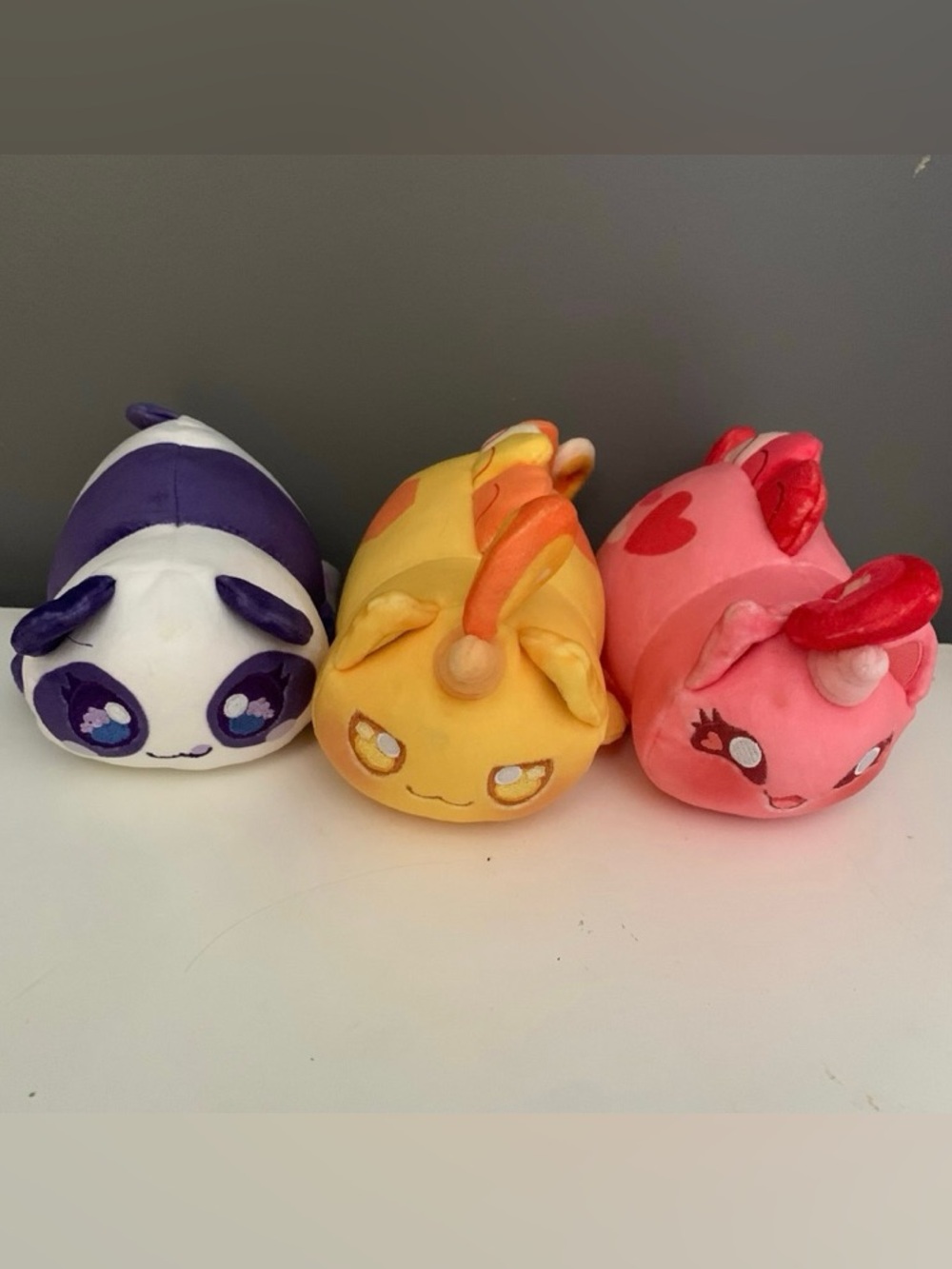 Aphmau MeeMeows  6" Stuffed Animal Plush unicorn cats panda cat. Set